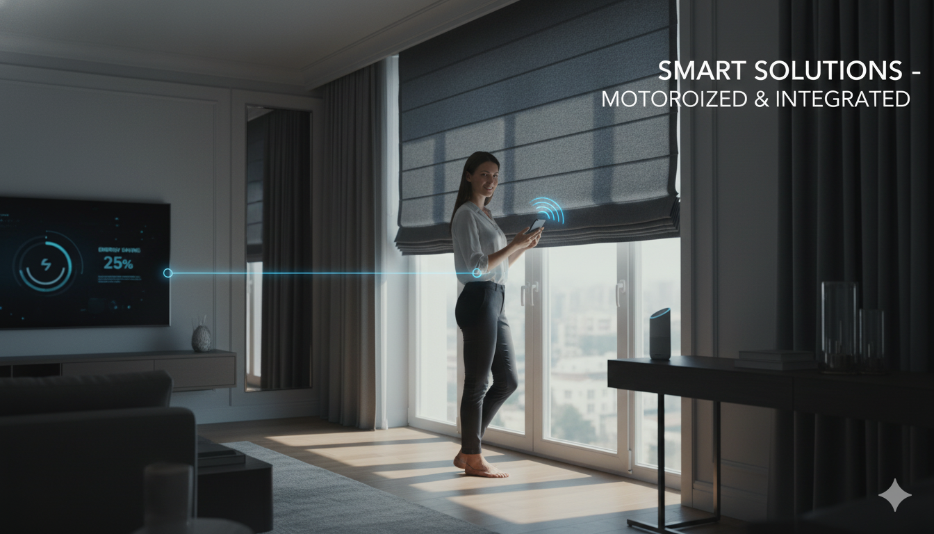 Smart motorized blinds